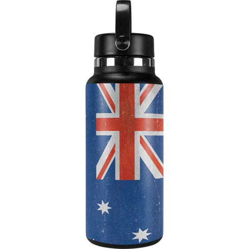 Australia Flag Distressed Hydro Flask 32oz Wide Mouth Skin